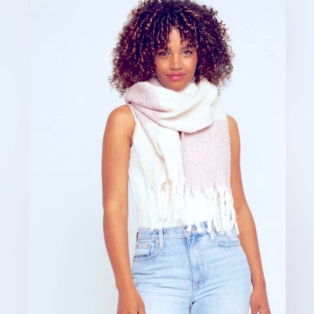 NWT gentle Fawn Huntington Scarf - Pink/Cream/Beige